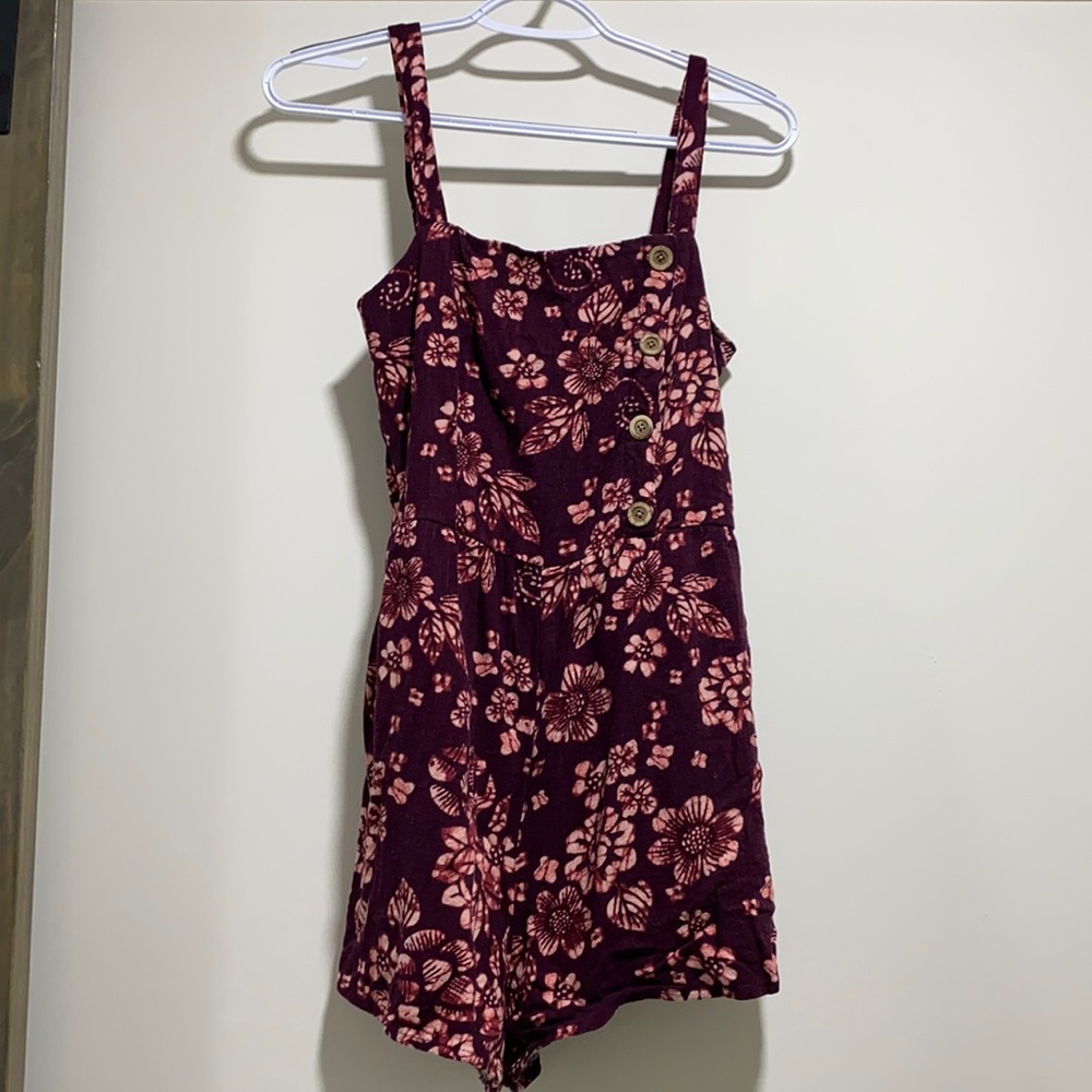 Aeropostale romper, floral pattern, M